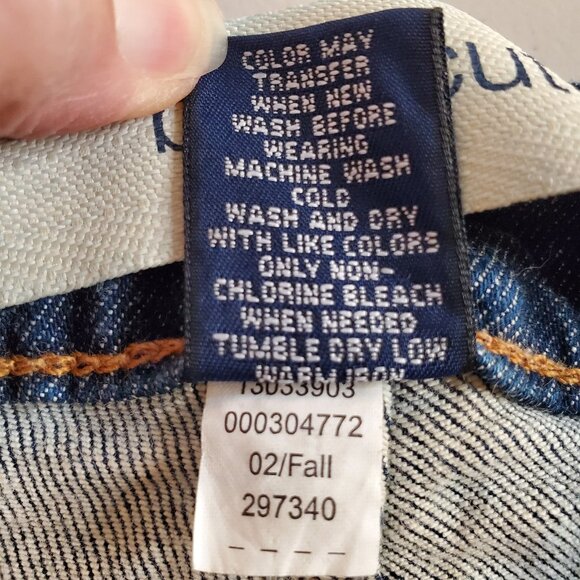 GAP SZ 16 Vintage Y2K Women's Cropped Bootcut Blue Jeans Classic Styling - Picture 7 of 7